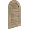 Ekena Millwork Timberthane Sandblasted Round Top Faux Wood Non-Functional Gable Vent, Primed Tan, 14"W x 30"H GVURRT14X30DSDPR - alternate 2